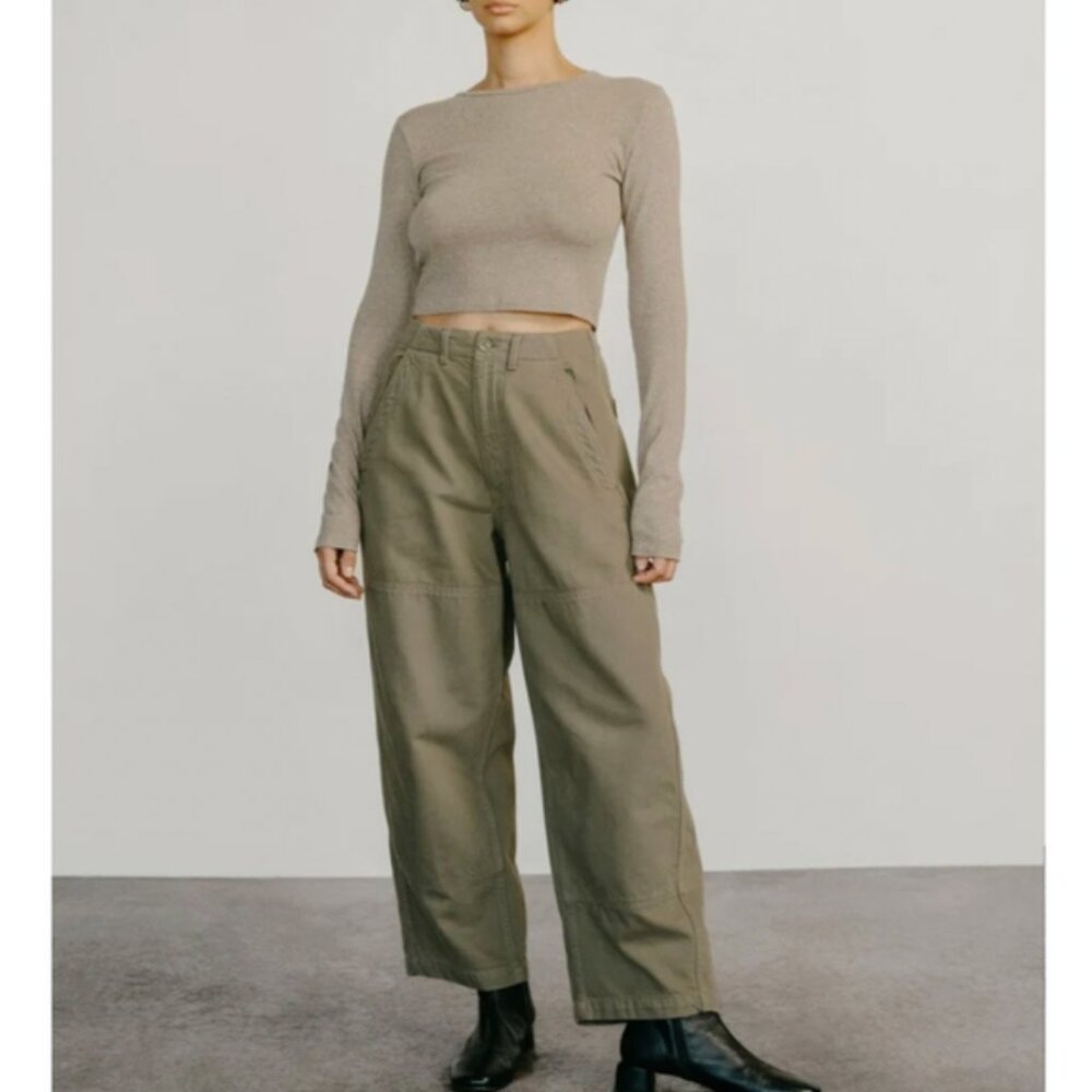 OZMA Jardin Pants in Algae